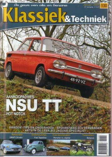 Klassiek & Techniek 130 2009 : NSU TT TTS - Porsche 912 beschikbaar voor biedingen