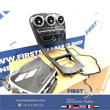 W205 W253 C63 GLC63 AMG CARBON MIDDENCONSOLE C63s GLC63s ori beschikbaar voor biedingen