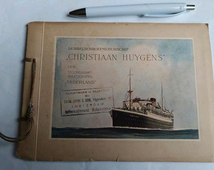 1928, CHRISTIAAN HUYGENS, S.M.N., PRACHTIG BOEKJE!, Verzamelen, Scheepvaart, Gebruikt, Boek of Tijdschrift, Ophalen of Verzenden