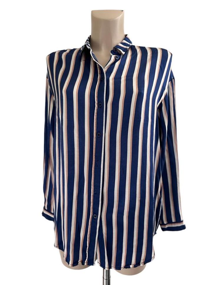 Numph blouse XS, Kleding | Dames, Blouses en Tunieken, Zo goed als nieuw, Maat 34 (XS) of kleiner, Blauw, Ophalen of Verzenden