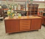 Vintage dressoir, Dyrlund Deens design, 200cm, Huis en Inrichting, Ophalen, ., 150 tot 200 cm, Teakhout