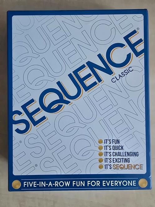 Sequence Classic Bordspel - Five-in-a-Row Fun! Nieuw, Hobby en Vrije tijd, Gezelschapsspellen | Bordspellen, Nieuw, Drie of vier spelers