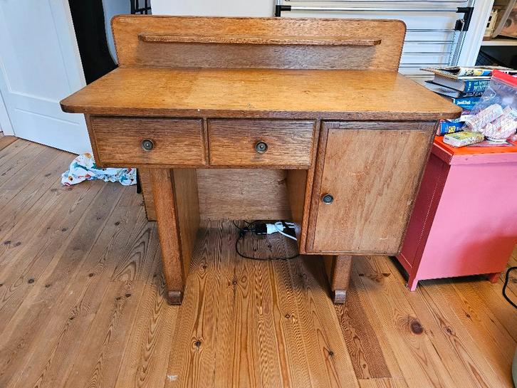 Bureau kind, kaptafelt antiek, Huis en Inrichting, Bureaus, Gebruikt, Bureau, Ophalen