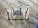 4 aluminium kapstok haken, Wandkapstok, Ophalen of Verzenden, Zo goed als nieuw, Minder dan 100 cm
