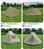 ESVO Kastanje 2-persoons trekkerstent, Caravans en Kamperen, Ophalen, Gebruikt, Tot en met 2