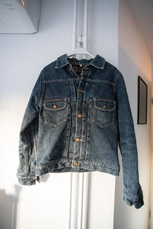 Donker vintage spijkerjasje met voering Liberto maat S, Kleding | Dames, Jassen | Zomer, Gedragen, Maat 36 (S), Blauw, Verzenden