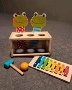 Kikker muziekhamerbank houten speelgoed (haba), Ophalen of Verzenden, Zo goed als nieuw