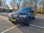 BMW X5 4.4 I AUT 2003 Zwart, Auto's, BMW, Automaat, 2095 kg, 319 pk, Zwart