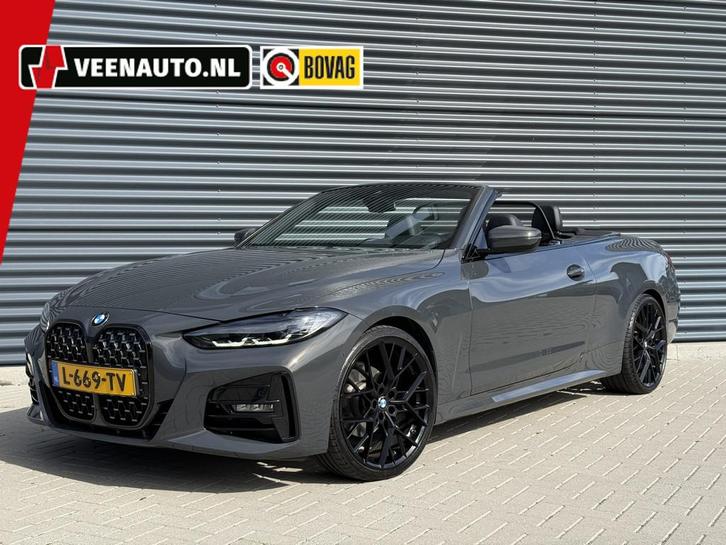 BMW 4 Serie Cabrio 420i M-Sport Dravit Grijs/Nekverwarmer/ca, Auto's, BMW, Bedrijf, Te koop, 4-Serie, ABS, Achteruitrijcamera