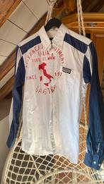 Gaastra overhemd blouse Italië mt M, Kleding | Heren, Overhemden, Ophalen of Verzenden, Zo goed als nieuw, Blauw, Halswijdte 41/42 (L)