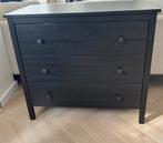 Ladekast/commode Ikea zwart/bruin - Koppang, Huis en Inrichting, Kasten | Ladekasten, Ophalen, 50 tot 100 cm, Zo goed als nieuw