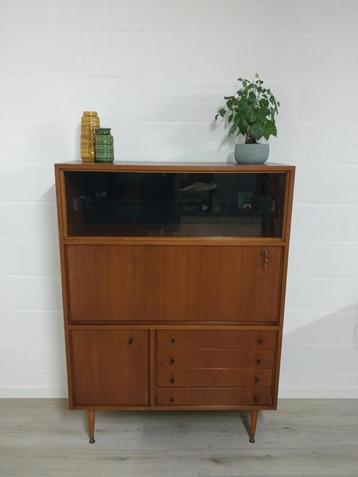 Vintage midcentury highboard | wandkast | barkast retro beschikbaar voor biedingen
