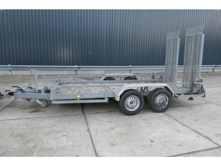 Bij Eemsned een Atec Machinetransporter afm 4 x 180, Auto diversen, Aanhangers en Bagagewagens, Gebruikt