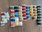 41 bobbins perle, en nog 6 andere bobbins, Hobby en Vrije tijd, Borduren en Borduurmachines, Ophalen of Verzenden, Zo goed als nieuw