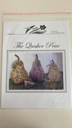 Borduurpatroon Amaryllis Artworks - The Quaker Pear, Hobby en Vrije tijd, Nieuw, Handborduren, Patroon, Ophalen of Verzenden