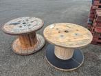 Houten grote houten haspel, Tuin en Terras, Ophalen of Verzenden, Gebruikt, Rond, Hout