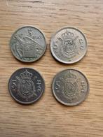 4x 5 Pesetas - Spanje - 1957 & 1975 (3x), Ophalen of Verzenden, Overige landen, Setje