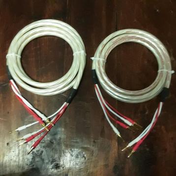 Shark Wire bi-wire speakerkabel set 3m. banana (demo) beschikbaar voor biedingen