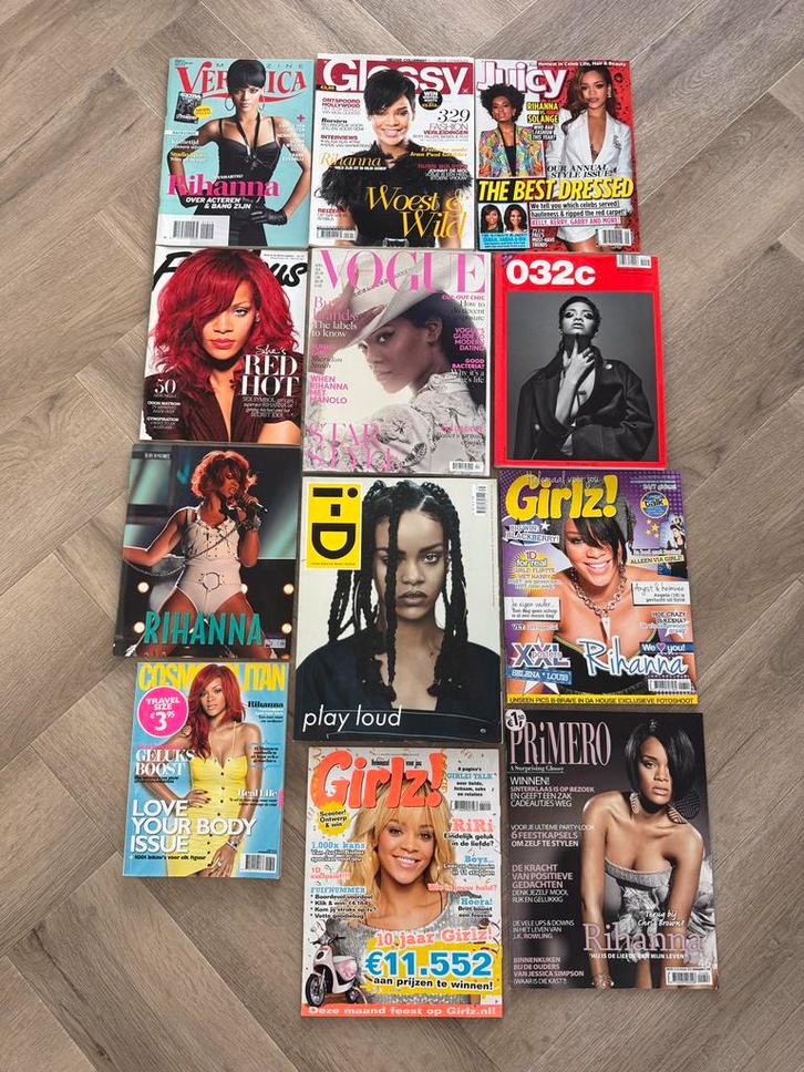 Rihanna Tijdschriften Covers 2011-2014, Boeken, Tijdschriften en Kranten, Gelezen, Damesbladen, Ophalen of Verzenden