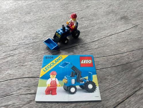 LEGO 6504 Tractor (Town, 1988) vintage, Kinderen en Baby's, Speelgoed | Duplo en Lego, Zo goed als nieuw, Lego, Complete set, Ophalen of Verzenden
