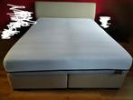 boxspring met M-Line matrassen, Huis en Inrichting, Slaapkamer | Boxsprings, Ophalen, Gebruikt, Tweepersoons, 160 cm