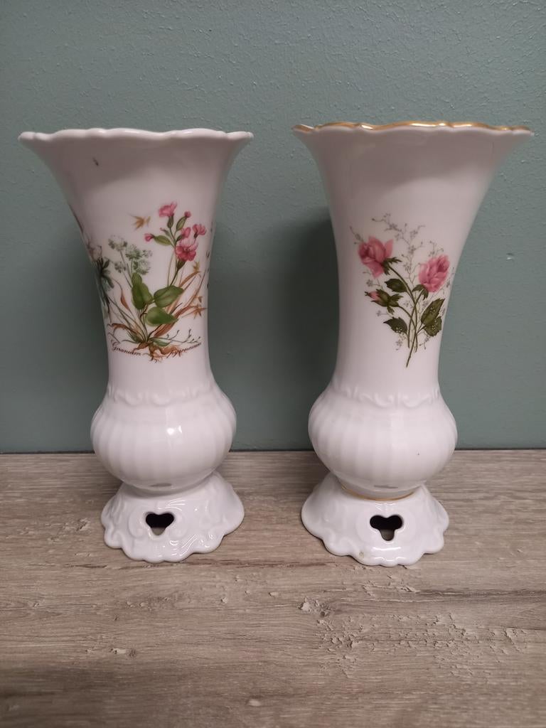 2 Seltmann Weiden vaasjes, Ophalen of Verzenden