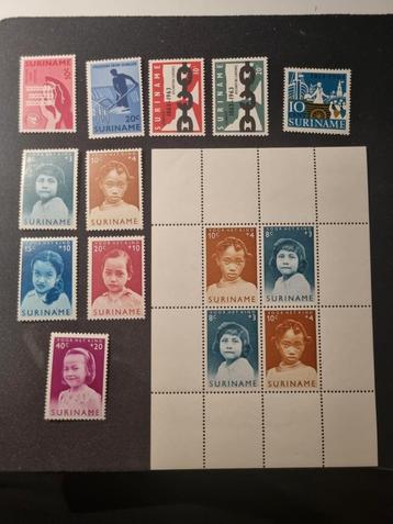 @@ Suriname 394-404 postfris of ongebruikt 1963 @@ beschikbaar voor biedingen