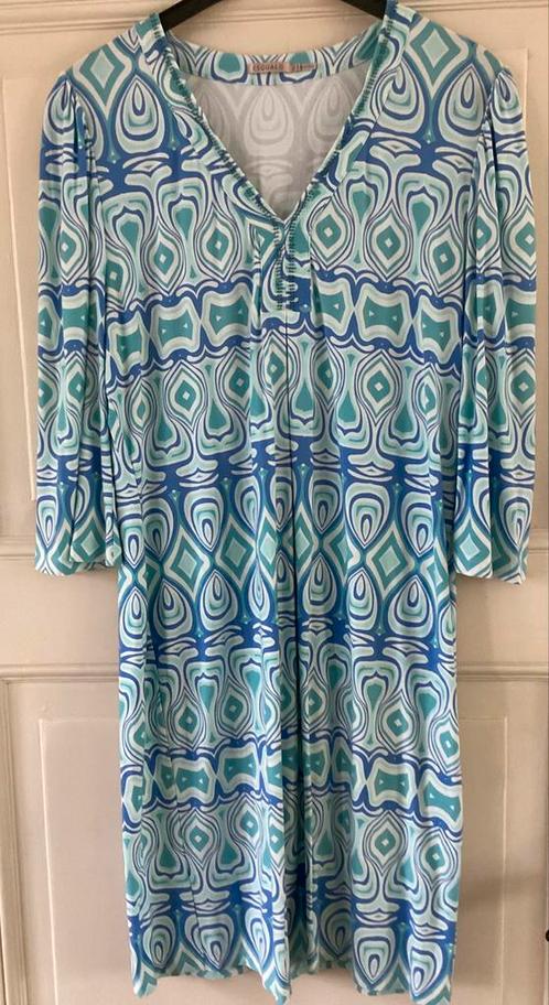 Jurk EsQualo turqoise, Kleding | Dames, Jurken, Zo goed als nieuw, Onder de knie, Ophalen of Verzenden