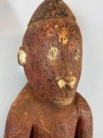 250906 Antiek Afrikaans Tiv mannelijk figuur uit Nigeria., Antiek en Kunst, Kunst | Beelden en Houtsnijwerken, Ophalen of Verzenden