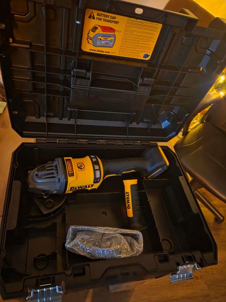 dewalt dcg418 ty2 54v Slijptol splinternieuw ruilen?, Doe-het-zelf en Verbouw, Gereedschap | Boormachines, Nieuw, Boor- en/of Breekhamer