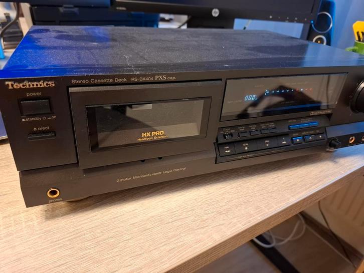 Technics RS-BX404 Cassettedeck, Audio, Tv en Foto, Cassettedecks, Enkel, Overige merken, Tiptoetsen, Tape counter, Ophalen of Verzenden