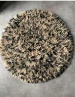 Rond tapijtje 80cm. Diameter- type LEOPARD - acryl, Ophalen of Verzenden, Zo goed als nieuw, Rond, 50 tot 100 cm
