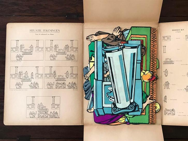 Oude Bijbels verhaal in beeld gebracht met Prachtige platen, Verzamelen, Merken en Reclamevoorwerpen, Zo goed als nieuw, Overige typen