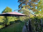 Zweefparasol incl. parasolvoet diameter 3 mtr., Tuin en Terras, Ophalen, Gebruikt, 3 tot 4 meter, Parasolvoet