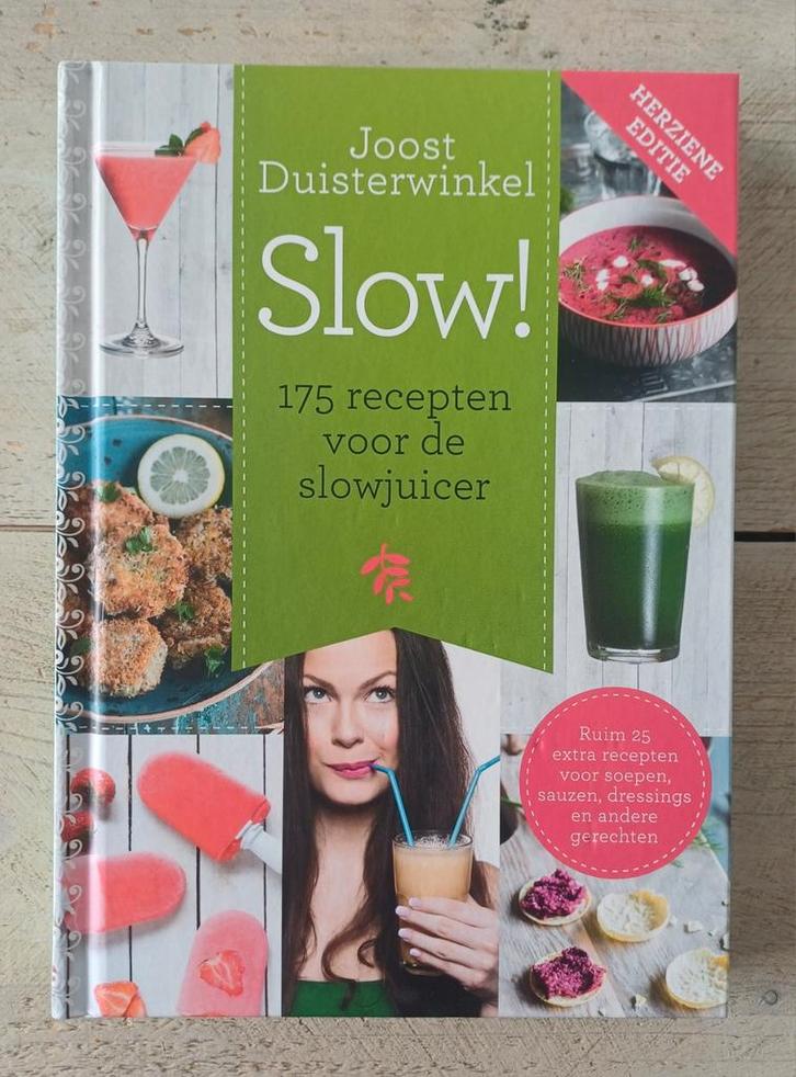Joost Duisterwinkel - 175 recepten voor de slowjuicer, Boeken, Kookboeken, Zo goed als nieuw, Ophalen of Verzenden