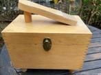 VINTAGE HOUTEN SCHOENPOETSKIST, Antiek en Kunst, Ophalen of Verzenden