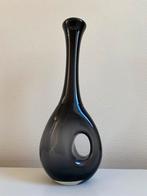 Grote vaas handgeblazen rookglas, Overige kleuren, Ophalen of Verzenden, Minder dan 50 cm, Glas