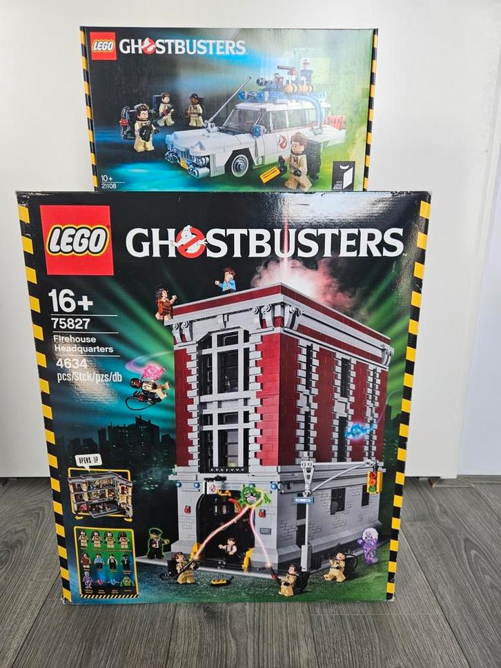 75827 Lego Ghostbusters Firehouse HQ & 21108 Ecto-1. Nieuw., Kinderen en Baby's, Speelgoed | Duplo en Lego, Nieuw, Lego, Complete set