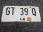 Kentekenplaat Ghana nummerbord Nummerplaat License plate GH, Ophalen of Verzenden, Auto's