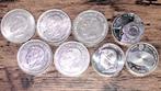 Zilveren munten 5×250 frank belgie 3×zilveren 10 gulden, Ophalen, Zilver
