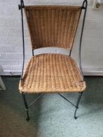 Rieten / rotan stoel, Huis en Inrichting, Stoelen, Ophalen, Gebruikt, Bruin, Eén