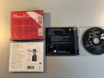 Musical CD's: Sound of Music, Phantom, Verzamelaar beschikbaar voor biedingen