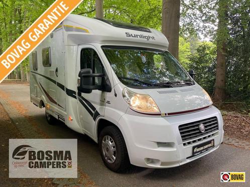 Dethleffs Sunlight T58 Compact Vast Bed Airco 2010, Caravans en Kamperen, Campers, Bedrijf, Half-integraal, tot en met 3, Sunlight