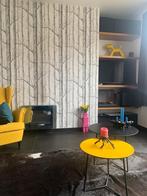 Montel duke design bijzettalfes, Huis en Inrichting, Tafels | Bijzettafels, Minder dan 55 cm, Gebruikt, Metaal of Aluminium, Rond