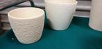 bloempotten gebroken wit, Ophalen of Verzenden, 'T Olde Gre-j, Info@toldegrej.nl, Endepoelstraat 20f Didam