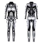 Dames catsuit 14 bodysuit robot zilveren sexy strak jumpsuit, Kleding | Dames, Nieuw, Kleding, Verzenden