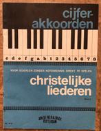 Christelijke liederen in cijferakkoorden (9) – Joh. de Heer, Ophalen of Verzenden, Zo goed als nieuw, Thema, Religie en Gospel