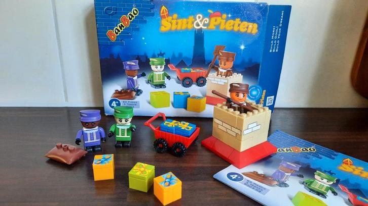 Sint&piet bambao lego. Incl gratis raamversiering, slingers, Diversen, Sinterklaas, Nieuw, Ophalen of Verzenden