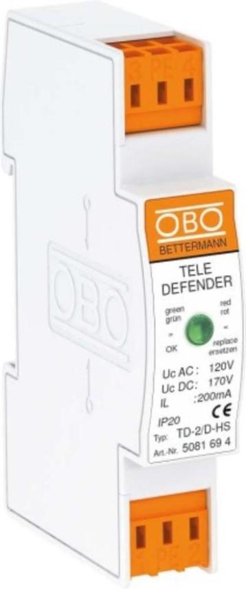 OBO overspanningsbeveiligingsapparaat TD-2/D-HS (nieuw) beschikbaar voor biedingen