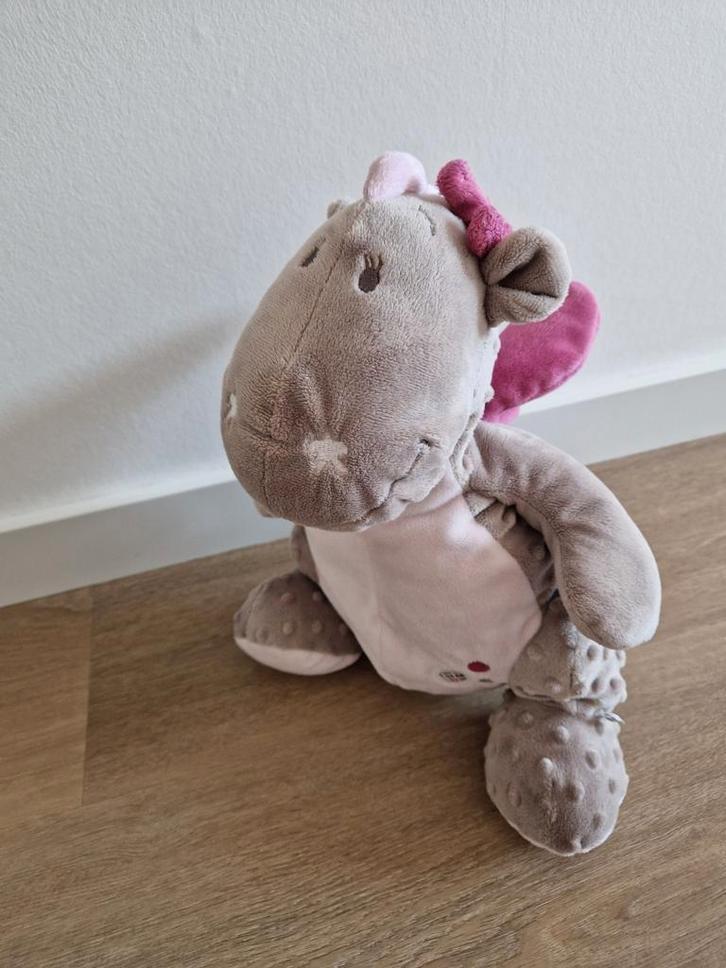 Knuffel Noukie's draak dragon tidou pink girl roze K9340, Kinderen en Baby's, Speelgoed | Knuffels en Pluche, Zo goed als nieuw